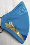 Beachy Theme Hand-Painted Mask CHILD Size