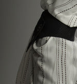 Silk Linen Obi Button Belt