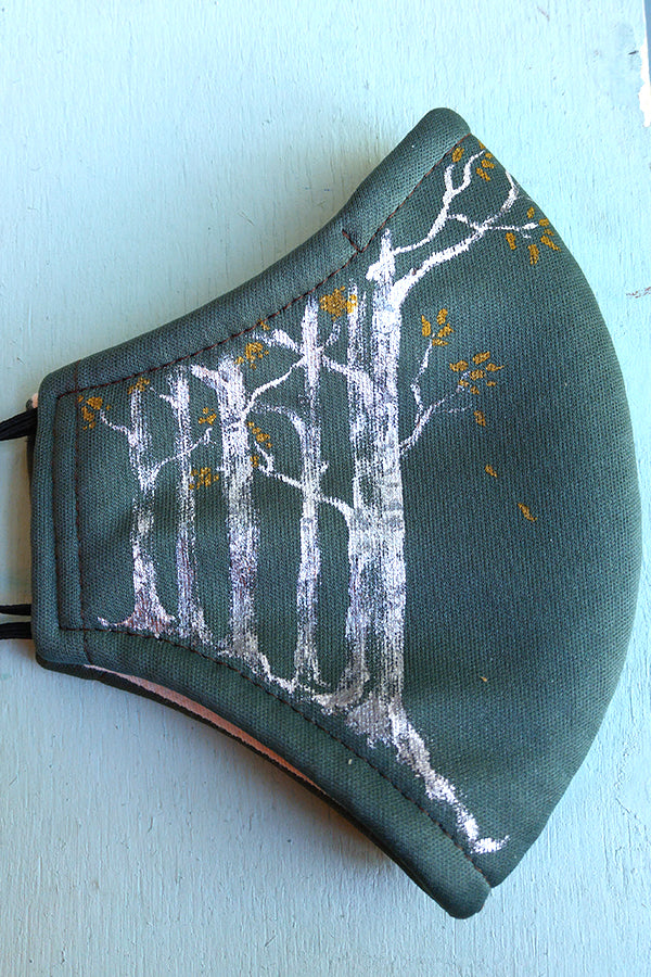 Swinger of Birches, Hand-Painted Mask Adult Size
