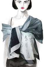 Fashion Procession Ombre Silk Scarf