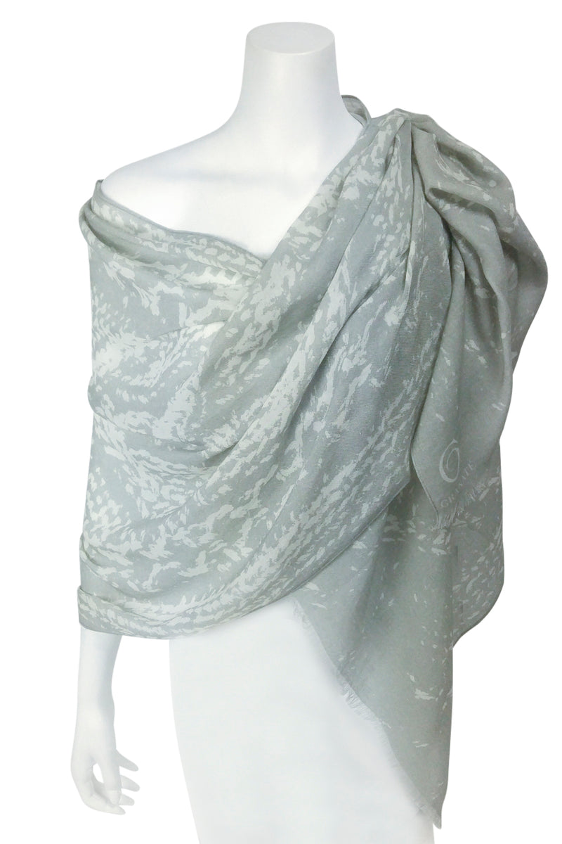 Cable Knit' Wool/Silk/Cashmere whisper weight Scarf Wrap, more