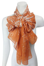 'Cable Knit' Wool/Silk/Cashmere whisper weight Scarf Wrap, more colours
