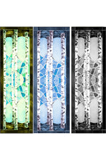 Stained Glass Birches Scarf : 4 Colourways
